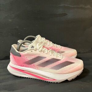 Adidas Adizero SL2 Womens Size 10 White Lucid Pink Running Shoe IF6767